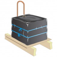 Economiser 75 Gallon Rectangular Tank Insulation Jacket | Ep75grtj