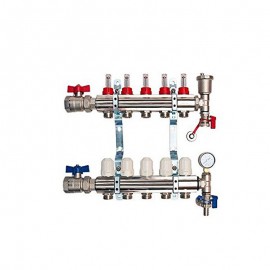 5 Circuit Manifold For Underfloor Heating