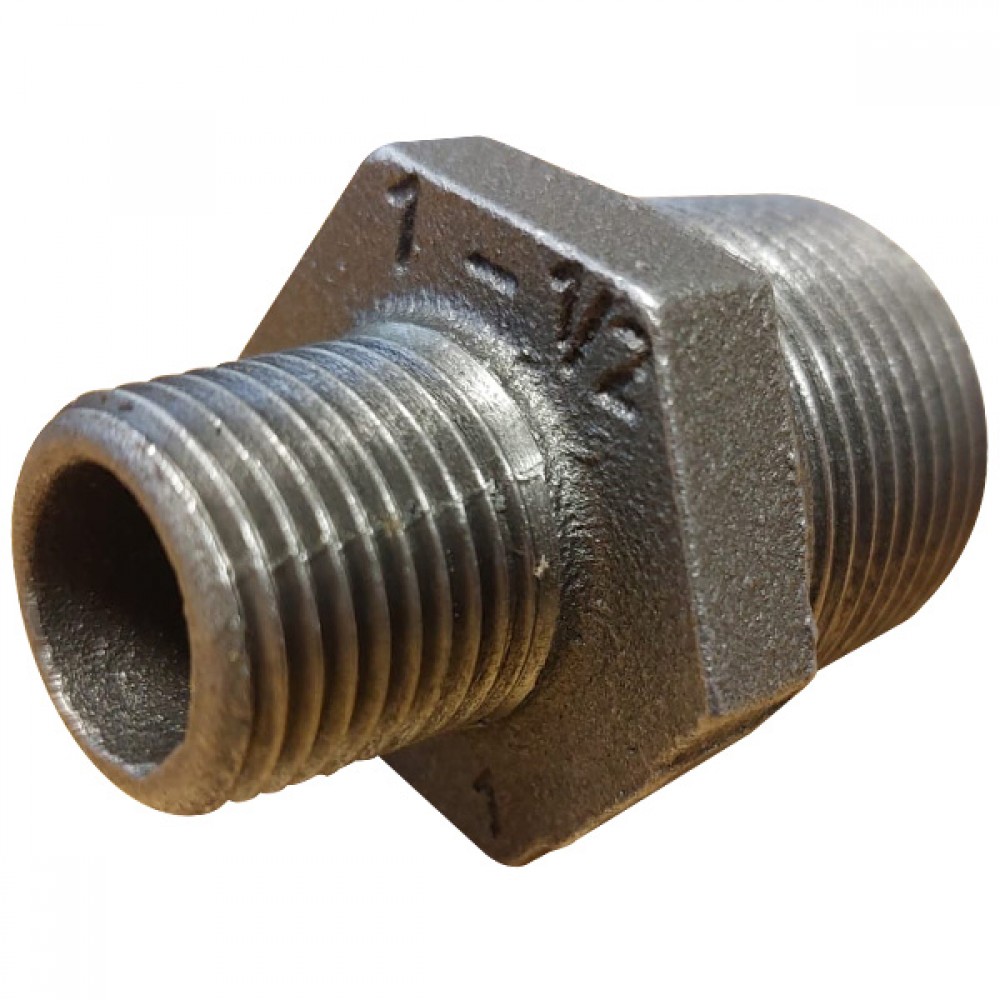 1" X 1/2" Black Nipple 245