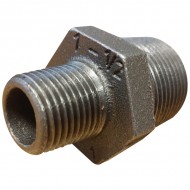 1" X 1/2" Black Nipple 245
