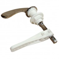 Chrome Plated Cistern Lever With Plastic Lift Arm