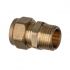 Chrome 611 Compression Male Coupling 15mm