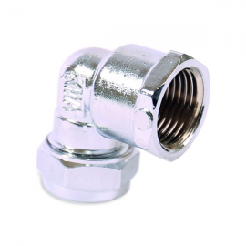Compression Fitting Chrome 15mm 617
