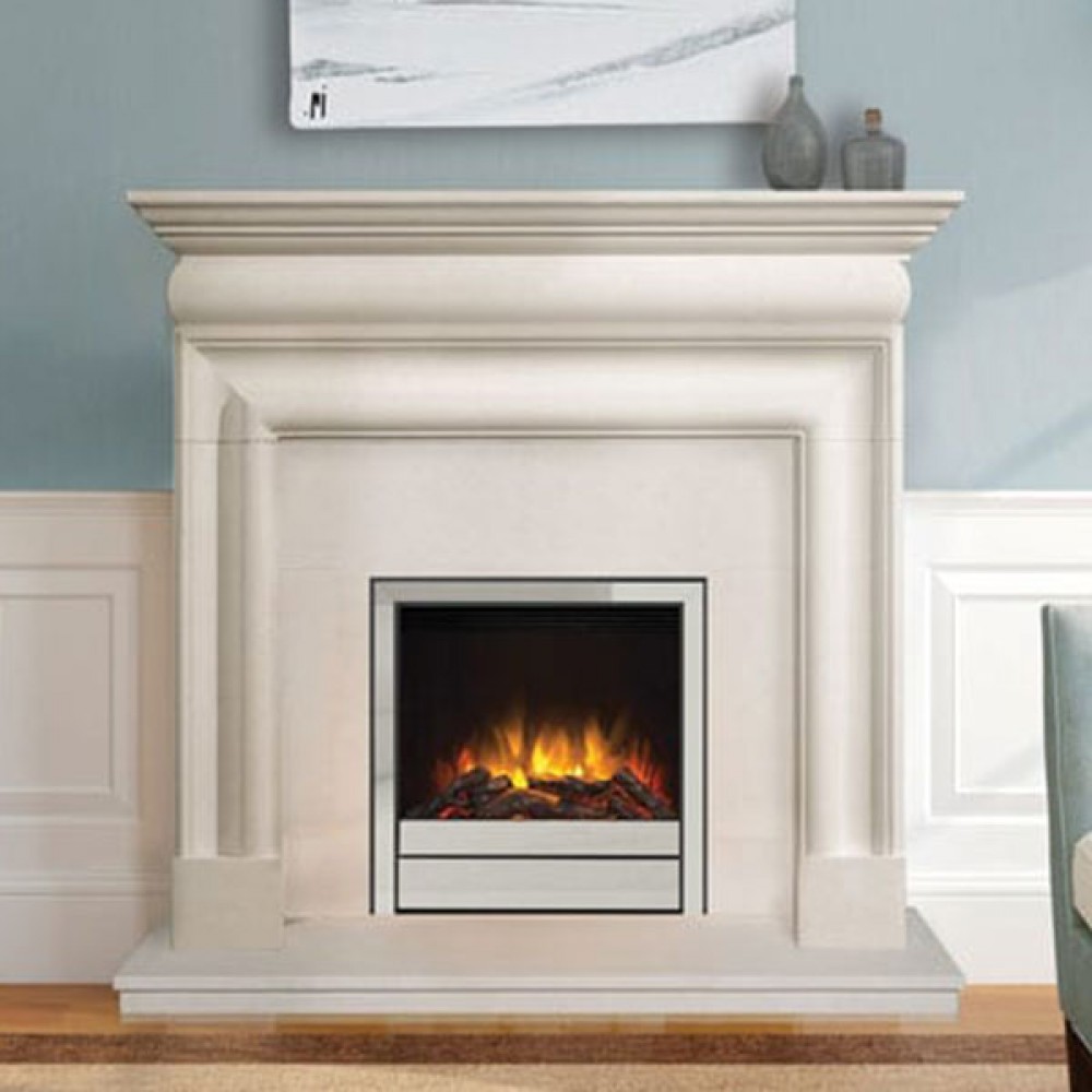 Pembroke Bolection 60" Surround Aegean Limestone