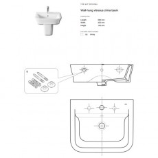 Steeplewoods Roca Gap 1th Basin 50cm  | A327476000