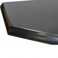 36 x 24" Curved & Bevelled Flat Hearth Extension