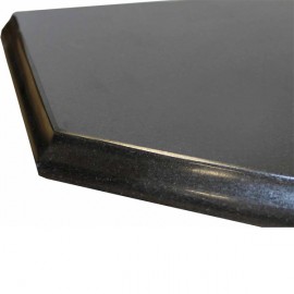 36 x 24" Curved & Bevelled Flat Hearth Extension