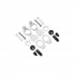 Ideal Standard Armitage Shanks Wc Seat & Cover Hinge Set S972701