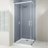 Flair Hydro Express Corner Entry 80cm Silver