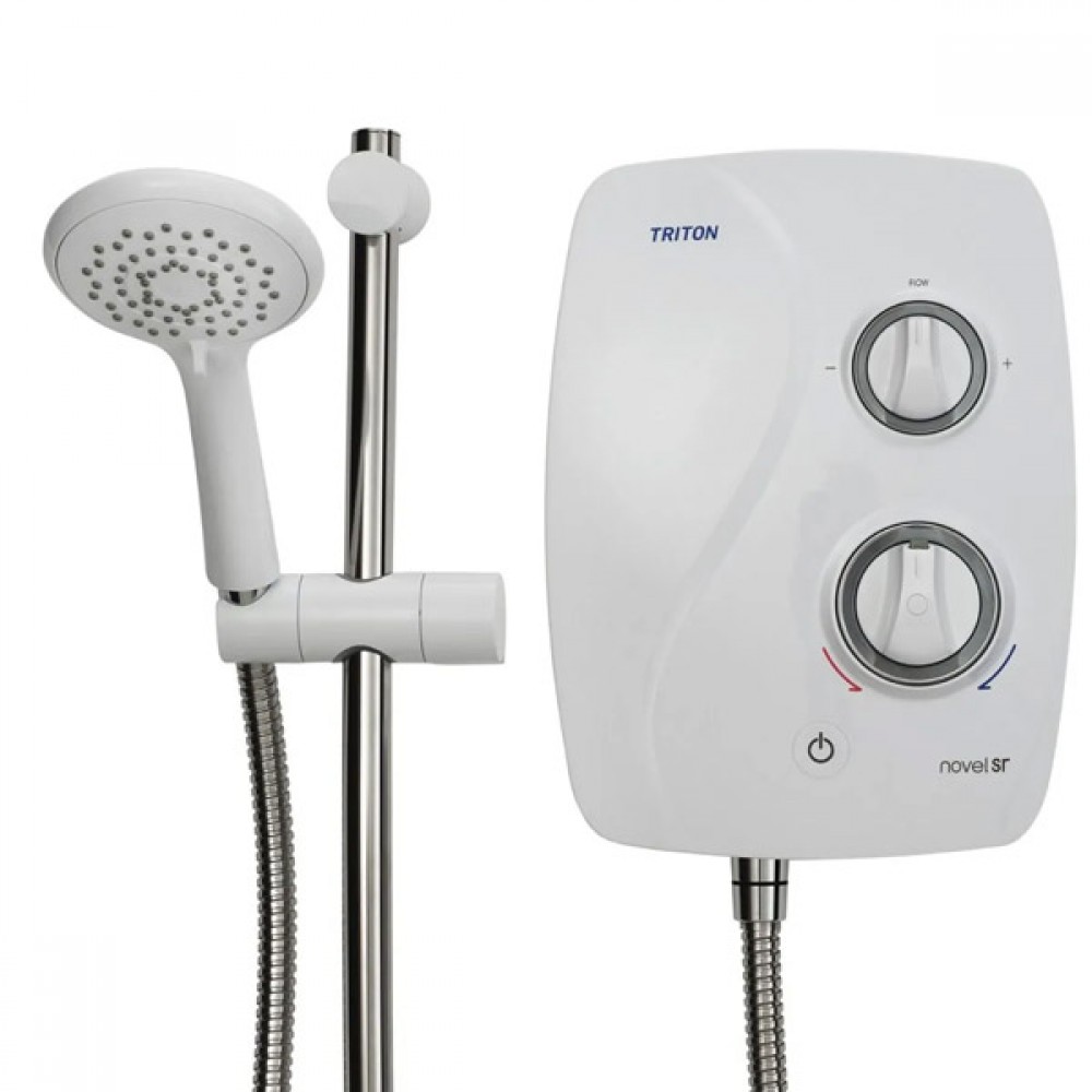 Triton Novel Sr Silent Running Thermostatic Power Shower | Xipsthmsri