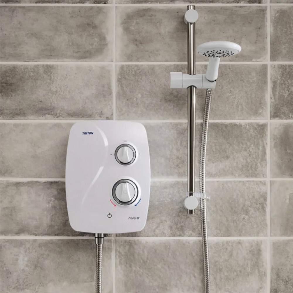 Triton Novel Sr Silent Running Thermostatic Power Shower | Xipsthmsri