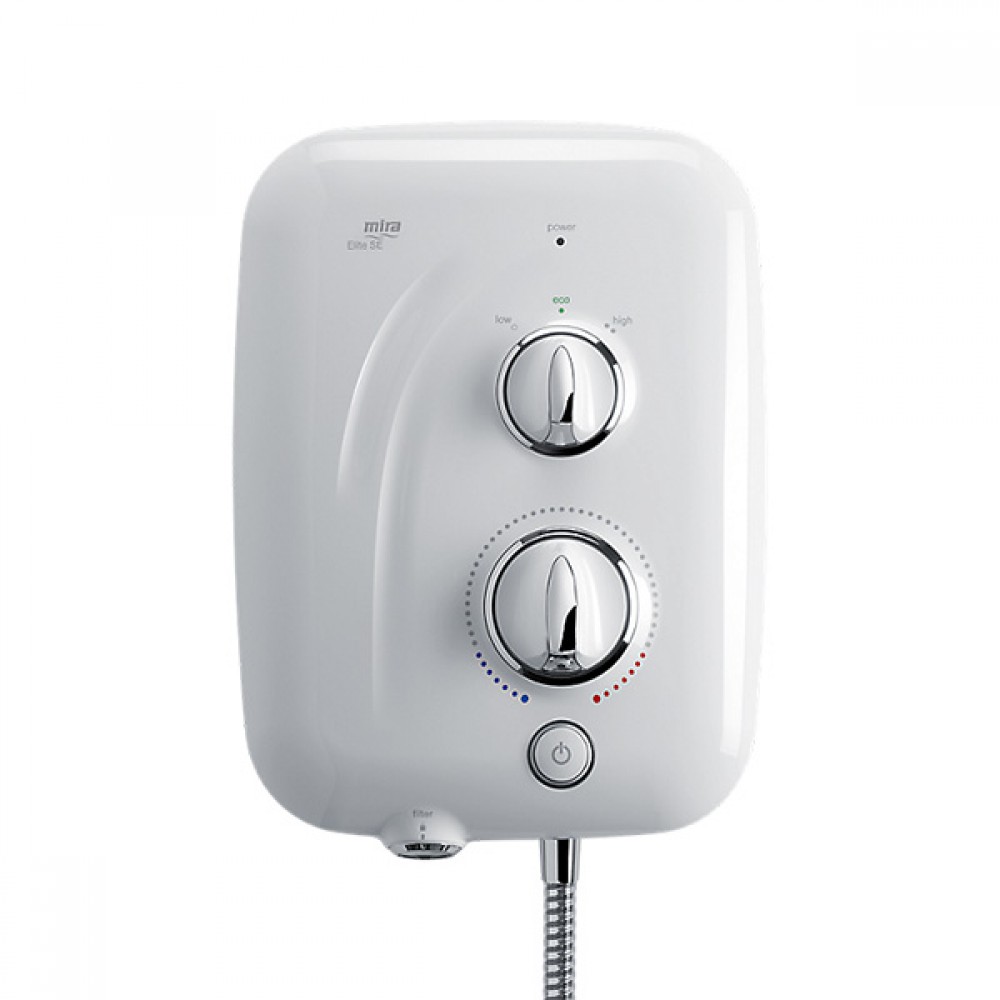 Mira Elite SE Dual Pumped Electric Shower | 9.8kW | White