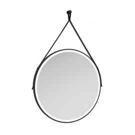 Astrid Style Rope Feature Illuminated Round Mirror 800x800 | UM0037