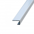 Flair 10mm White End U Trim | Fw100eutw