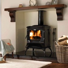 Stanley Lismore 10.6kW Eco Solid Fuel Non-Boiler Stove | Enamel Black
