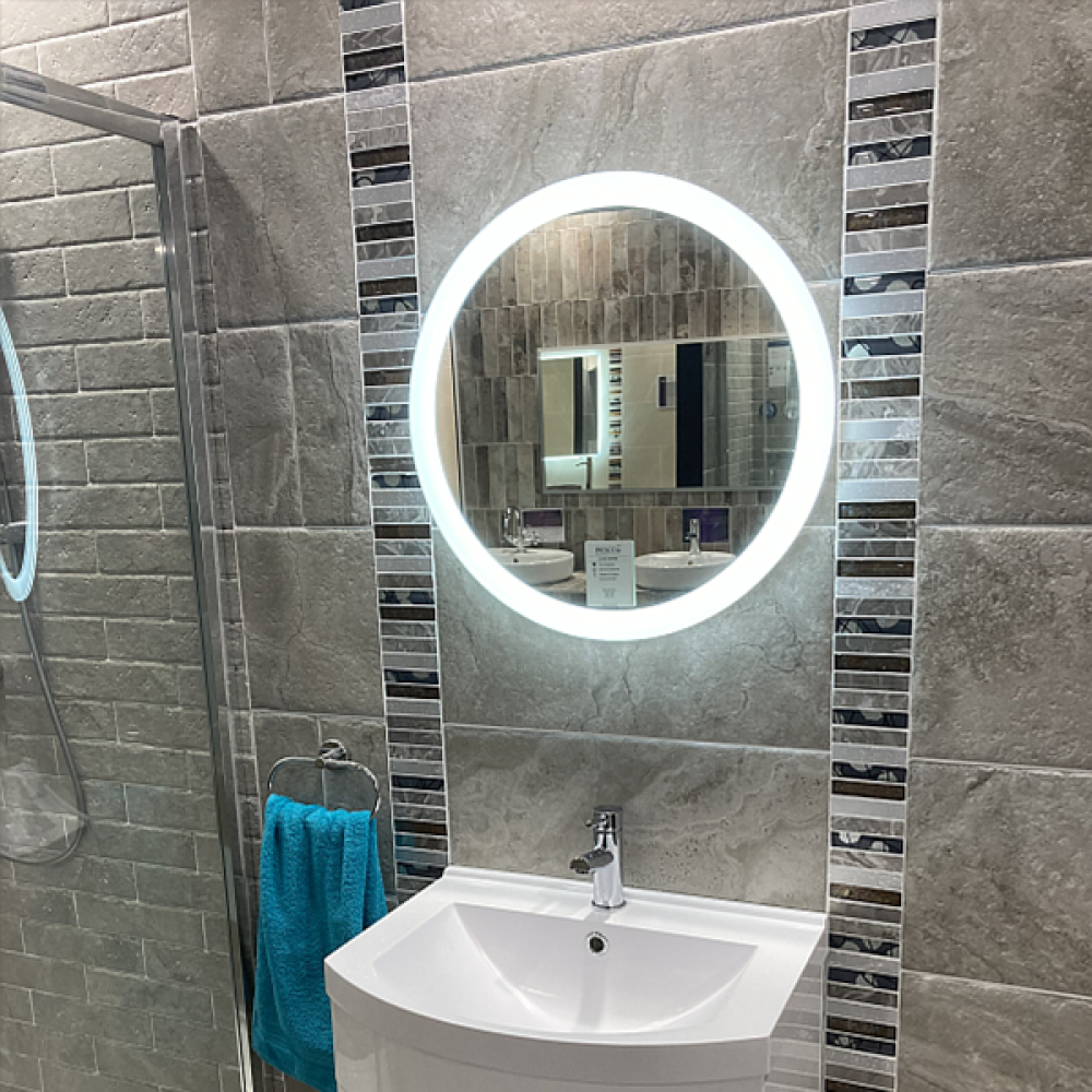 Globo 6 Round Mirror 600mm Demist