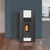 Stanley Solis K1700+ 17kw Pellet Boiler Stove | Black