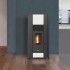 Stanley Solis K1700+ 17kw Pellet Boiler Stove | Black