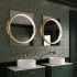 Hib Solas 60 Mirror Brushed Brass | 80cm x 60(70)cm | 79530600