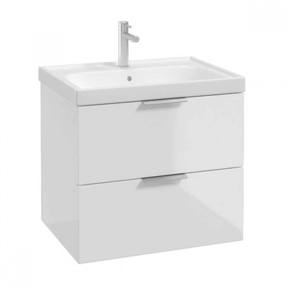Stockholm 60 Unit & Basin Wall Hung | Gloss White | CWST60WH