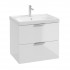 Stockholm 60 Unit & Basin Wall Hung | Gloss White | CWST60WH