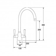 Eiger Kitchen Tap Chrome