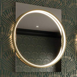 Solas 50 Round Illuminated Bathroom Mirror | 79530500