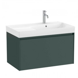 Roca Ona 800 1 Drawer Unit & Right Hand Basin Matt Green | A851719513