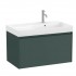 Roca Ona 800 1 Drawer Unit & Right Hand Basin Matt Green | A851719513