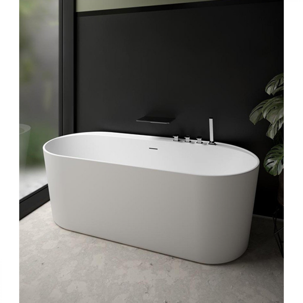 Sonas Samoa White Free Standing Bath 1600mm