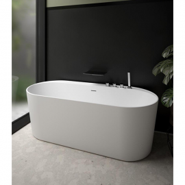 Sonas Samoa White Free Standing Bath 1600mm