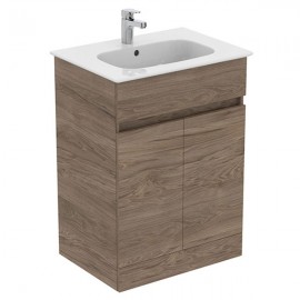 Eurovit 600mm 2 Door Floor Unit | Flint Hickory | R3516y9
