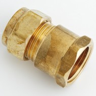 312 Compression Female Iron Straight Coupler | 1/2"