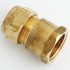 312 Compression Female Iron Straight Coupler | 1/2"