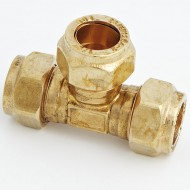 318 Compression Tee | 3/4" x 1/2" x 3/4"