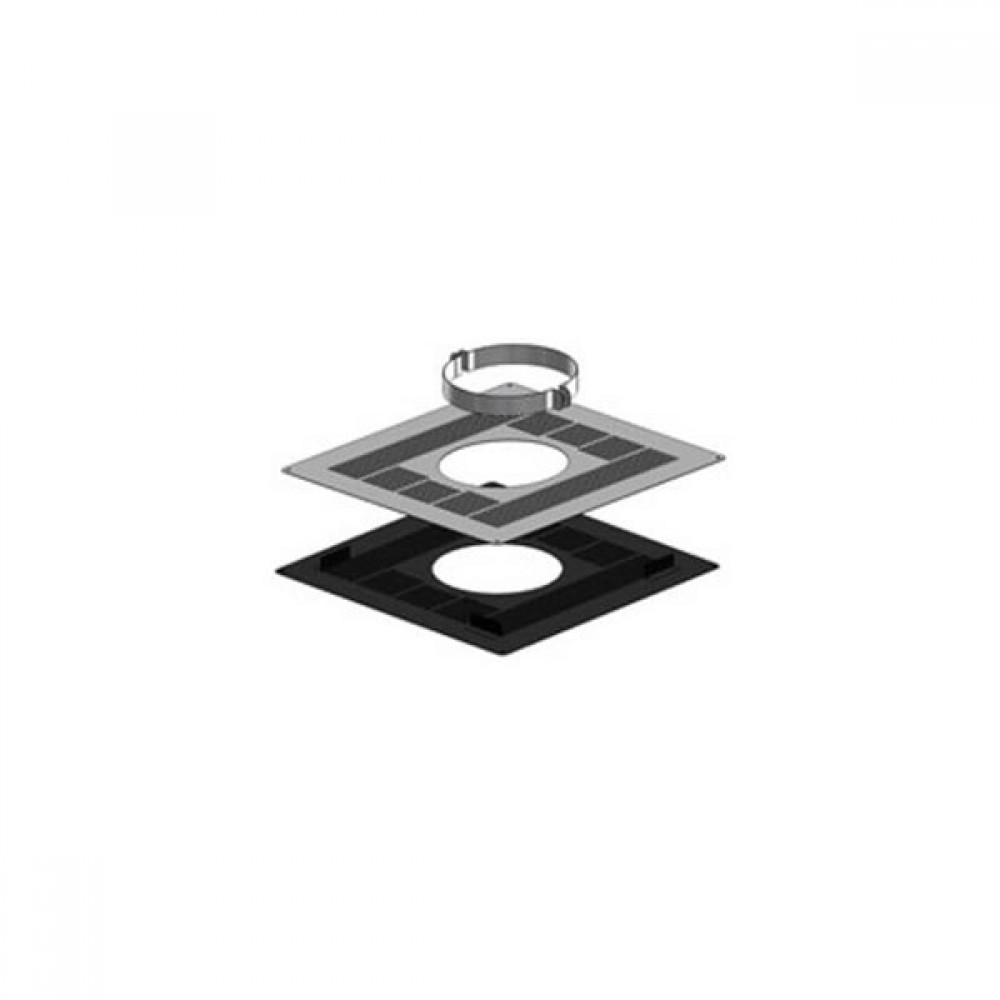 System 2 Black Twinwall Firestop 125mm