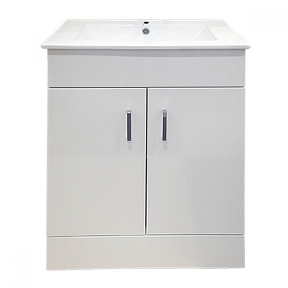 Barca Gloss White Unit & Basin | 60cm