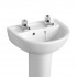 Sandringham 21 55cm Washbasin 2 Tapholes E895101