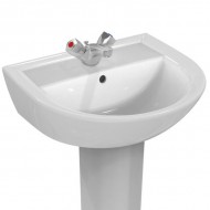 Sandringham 21 50cm Washbasin 1 Taphole | E894501
