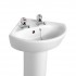 Sandringham 21 Corner Basin 48cm 2 Tapholes | E894201