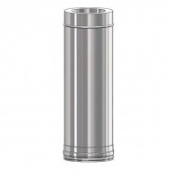Sys 2 Twinwall Insulated Stove Pipe | 125mm x 1000mm