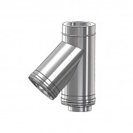 System 2 Twinwall 45 Degree Tee | Choose Diameter