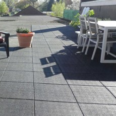 Rubber Tile 500x500x25mm 