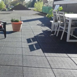 Rubber Tile 500x500x25mm 