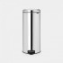 Brabantia Newlcon Pedal Bin Brilliant Steel 30 Litre | 114366