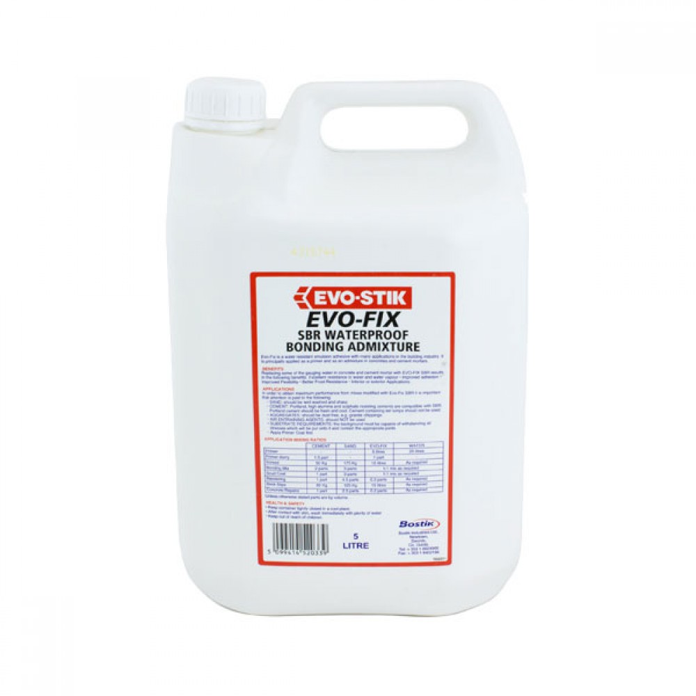 Evo-fix SBR Waterproof Bonding Admixture | 5 Litre
