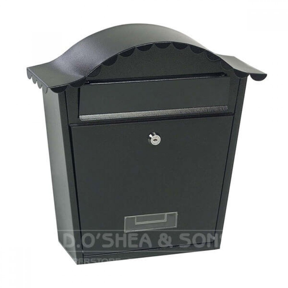 De Vielle Traditional Post Box Black