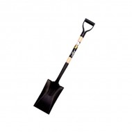 True Temper Eagle Digging Spade with D Grip Wooden Handle 
