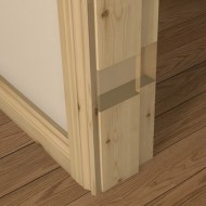 Red Wood Rebated Door Frame Set 40mmx132mm