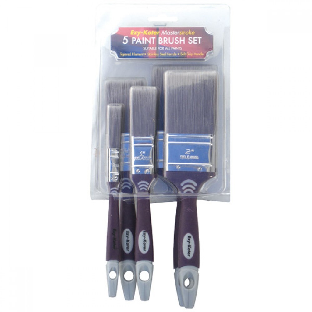 Fleetwood 5pack Ezy-koter Brush Set | Brsez5p
